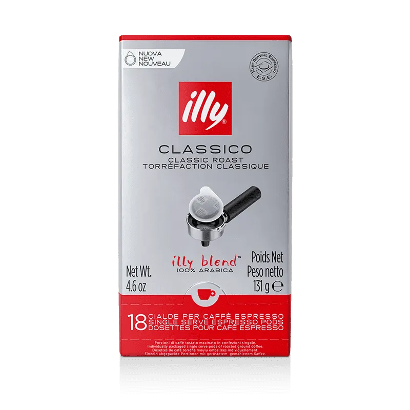 18 Cialde Monodose E.S.E. Illy Tostato Classico