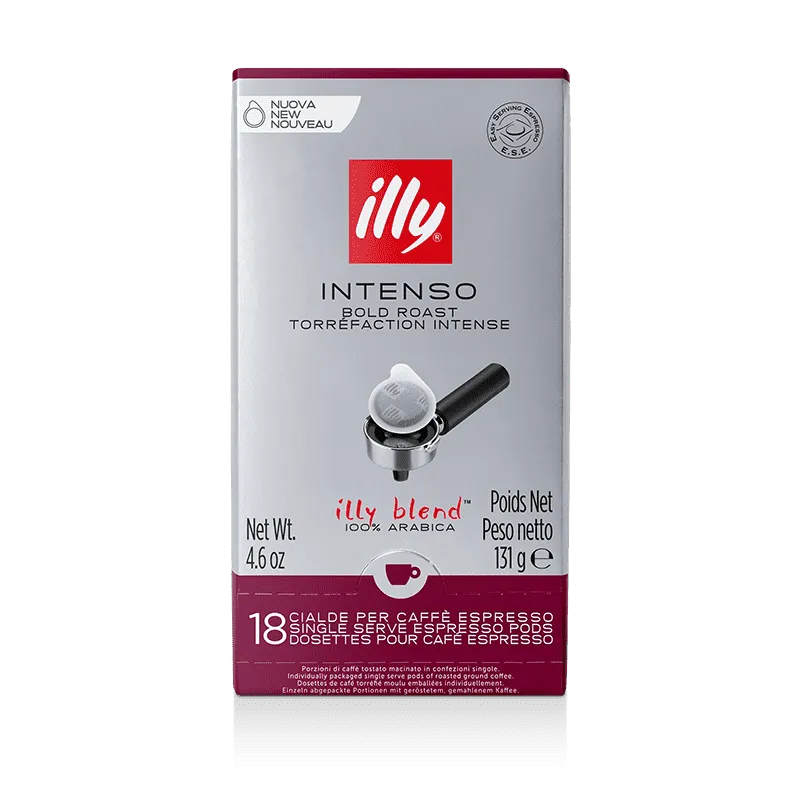 18 Cialde Monodose E.S.E. Illy Tostato Intenso