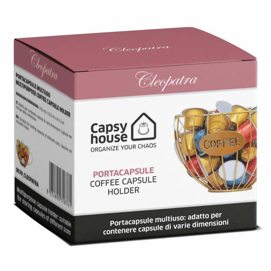 Portacapsule CLEOPATRA Cestino Multiuso Universale