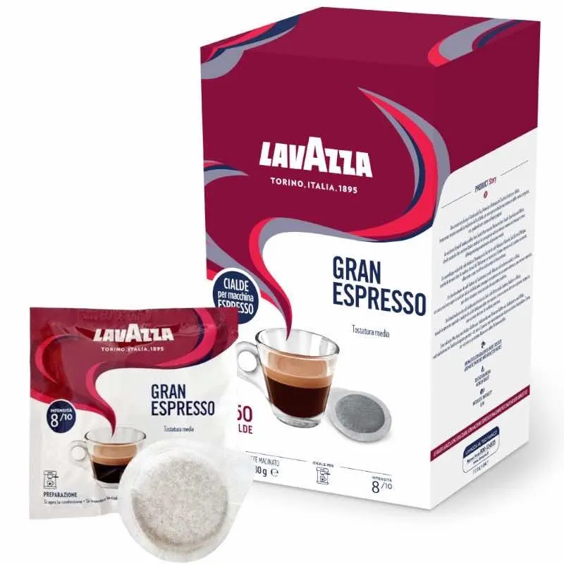 150 Cialde Caffè Lavazza Gran Espresso Compostabili Ese44