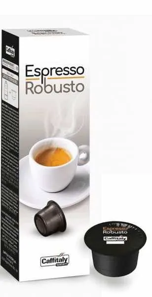 10 Capsule Miscela Espresso Robusto Caffè Caffitaly System