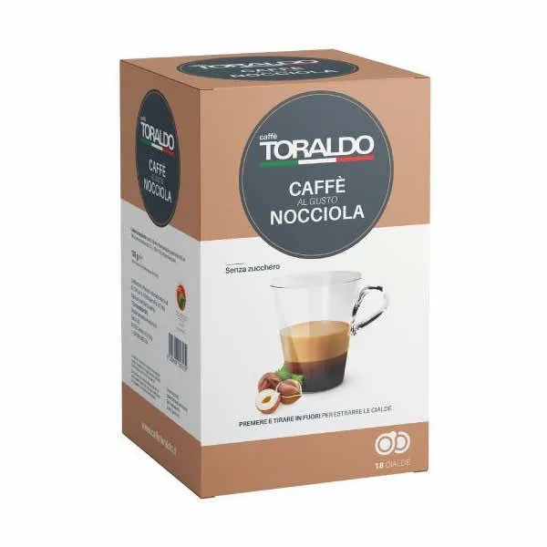 18 Cialde Caffè al gusto Nocciola Caffè Toraldo