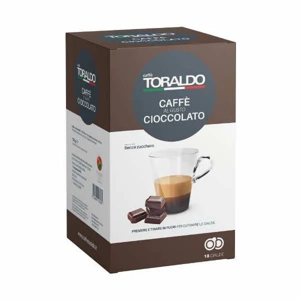 18 Cialde Caffè al gusto di Cioccolato Caffè Toraldo