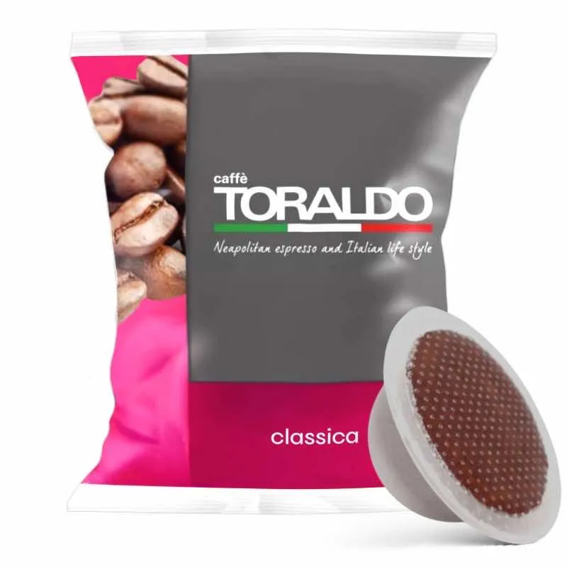 100 Capsule Caffè Toraldo Miscela CLASSICA compatibili Bialetti