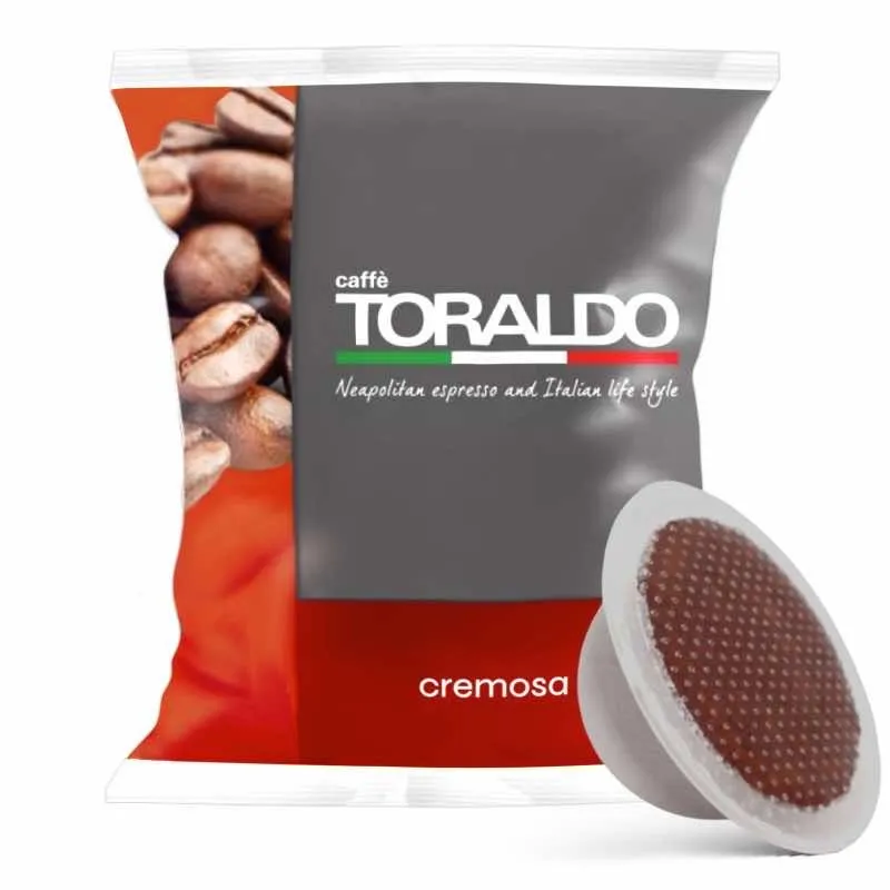 100 Capsule Caffè Toraldo Miscela CREMOSA compatibili Bialetti