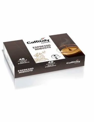 48 Capsule Miscela Espresso Robusto Caffè Caffitaly System
