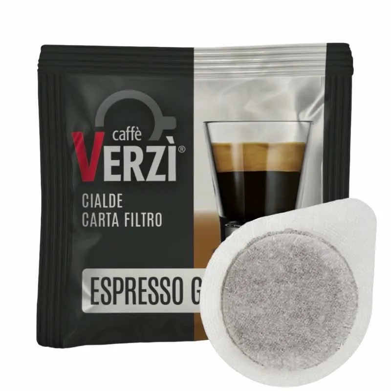 150 Cialde Compostabili Caffè Verzì Miscela Espresso Gran Crema