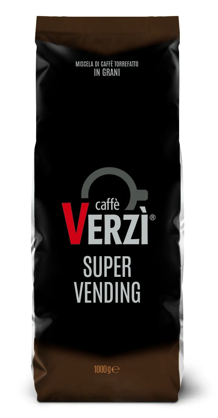 Caffè in Grani Verzì- Aroma Super Vending 1 Kg Aroma Dolce e Intenso