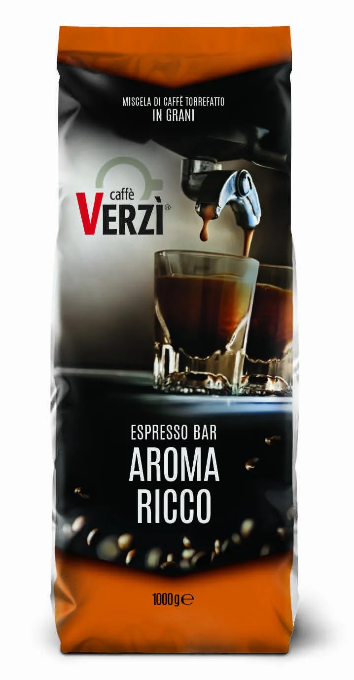 Caffè in Grani Verzì- Aroma Ricco 1 Kg - gusto forte e persistente