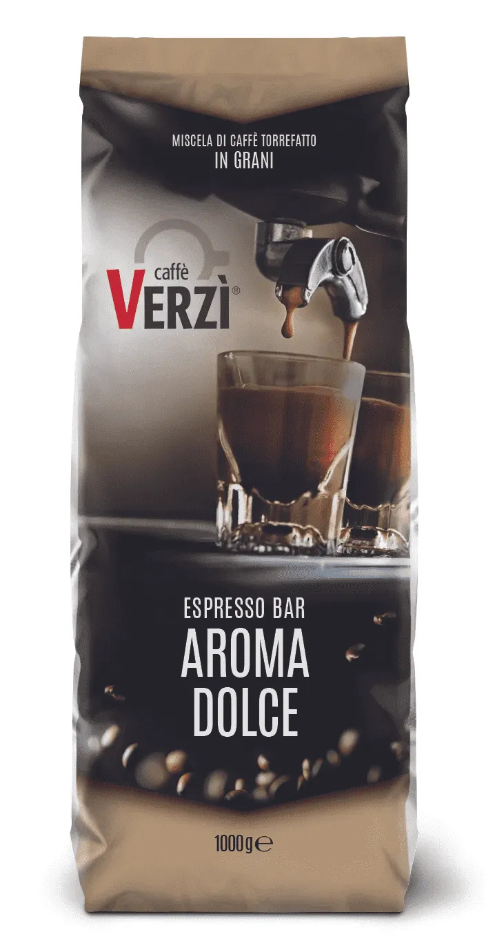 Caffè in Grani Verzì- Aroma Dolce 1 Kg - note profumate, morbide e raffinate
