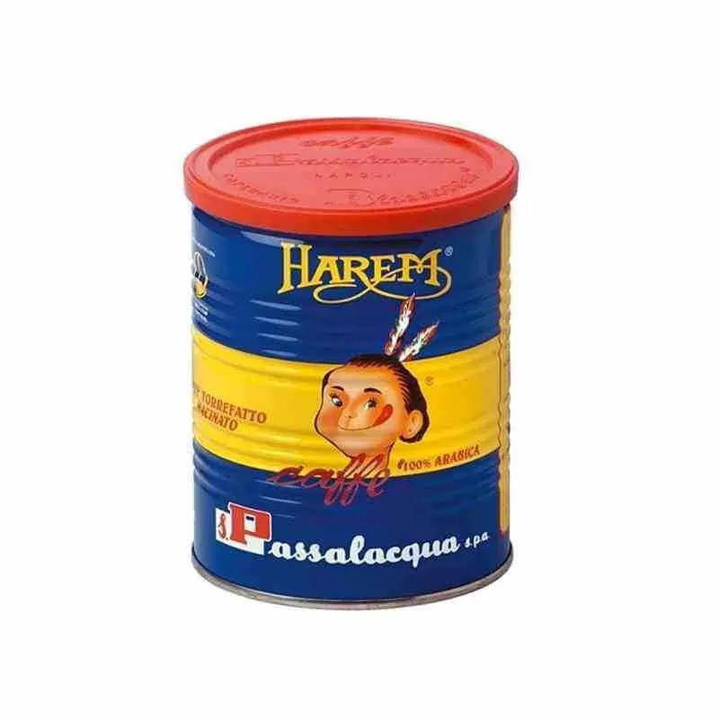 Caffè Macinato Passalacqua Miscela HAREM 100% Arabica  Lattina 250g