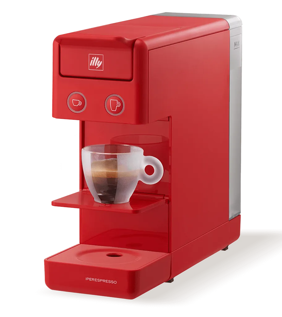 Illy Y3.3 ESPRESSO & COFFEE - Macchina da Caffè Iperespresso Rossa