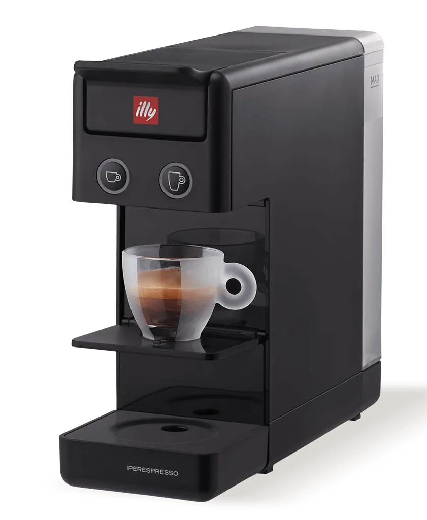 Illy Y3.3 ESPRESSO & COFFEE - Macchina da Caffè Iperespresso Nera