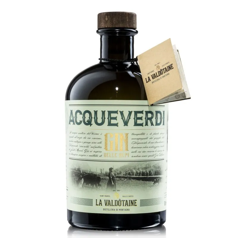 GIN ACQUEVERDI La Valdotaine -Bottiglia 1.0L