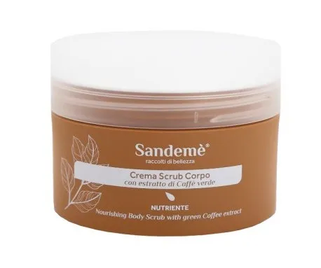 Crema Scrub Corpo Esfoliante Con Estratto di Caffè Verde Sandemè 250 ML