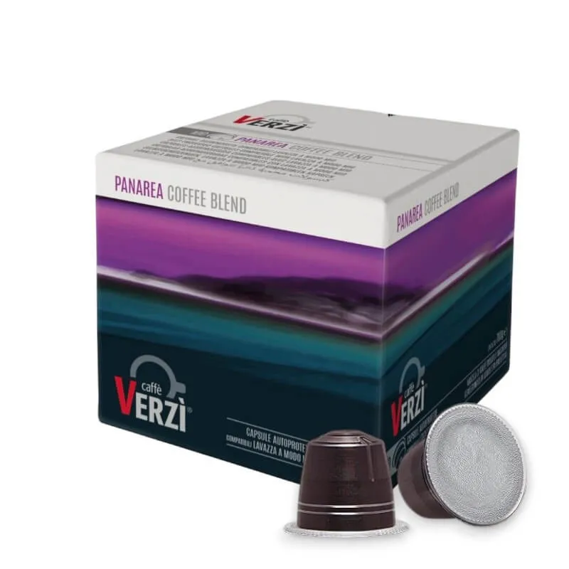 100 capsule Caffè Verzì Miscela PANAREA compatibili Nespresso