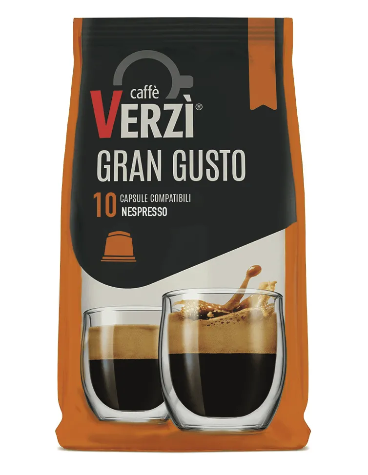 10 Capsule Verzì Miscela Gran Gusto compatibili Nespresso