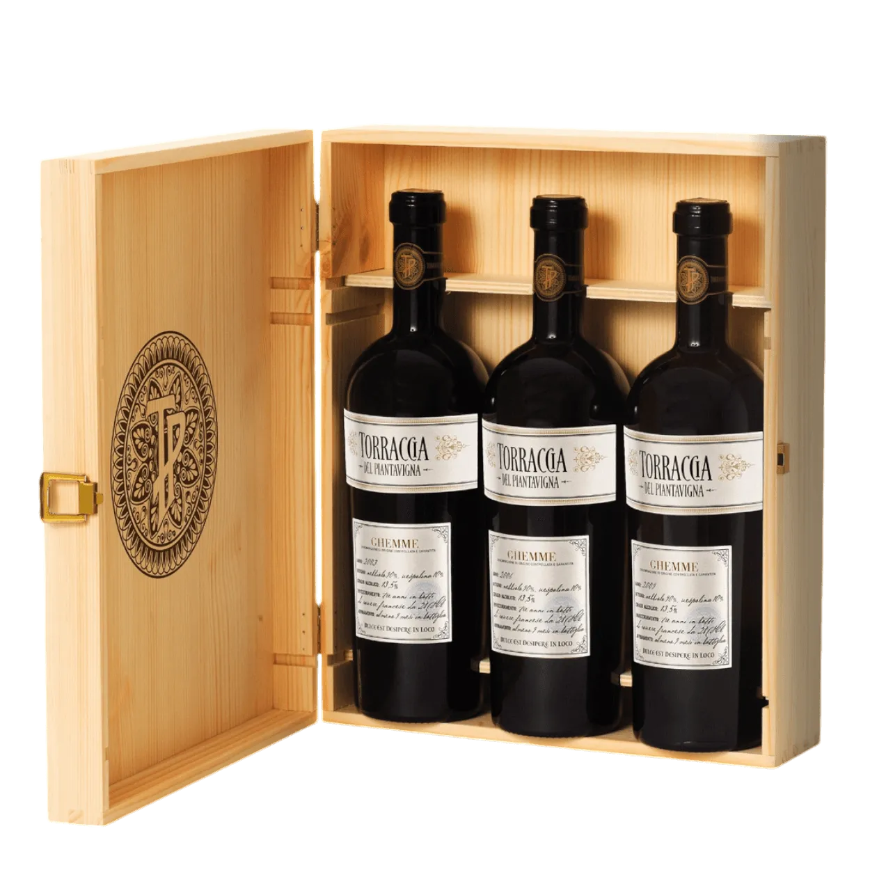 Torraccia del Piantavigna Ramale Colline Novaresi Nebbiolo 2018 Confezione Regalo Legno 3 pz