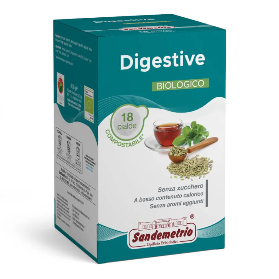 Tisana Digestiva Sandemetrio 18 Cialde Ese 44 Filtro Carta