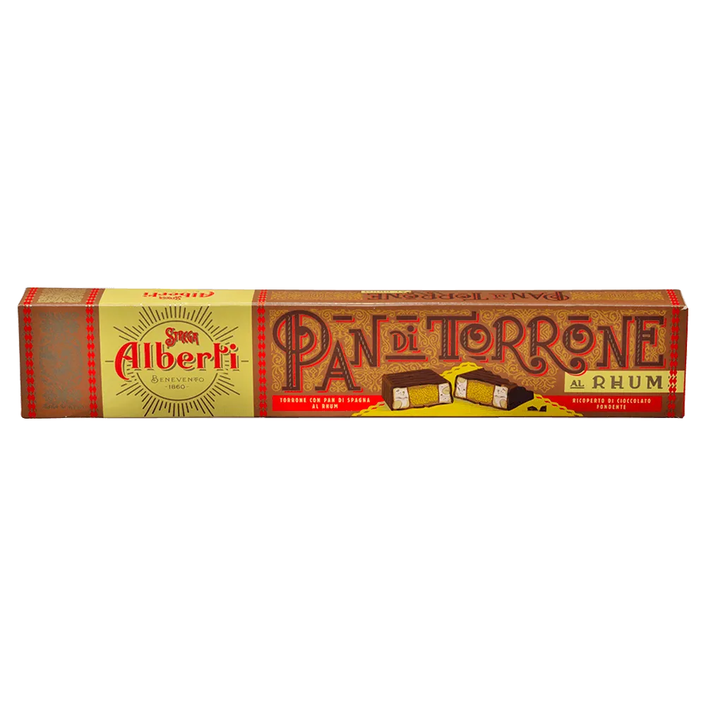 Pan di Torrone Farcito al pan di Spagna e Rum Strega 150g