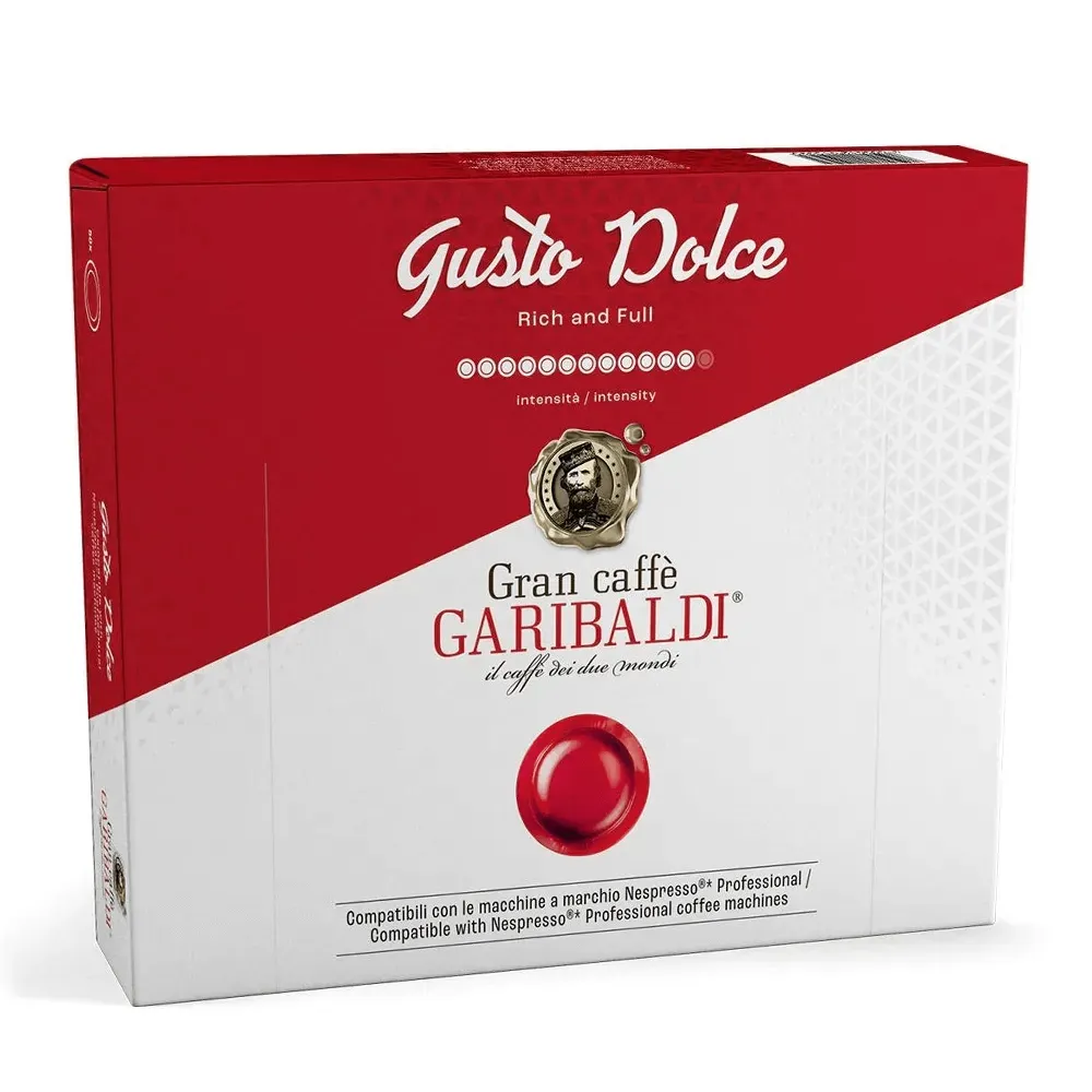 50 Capsule Gran Caffè Garibaldi Gusto Dolce compatibili Nespresso® Professional* - Cialde Alluminio