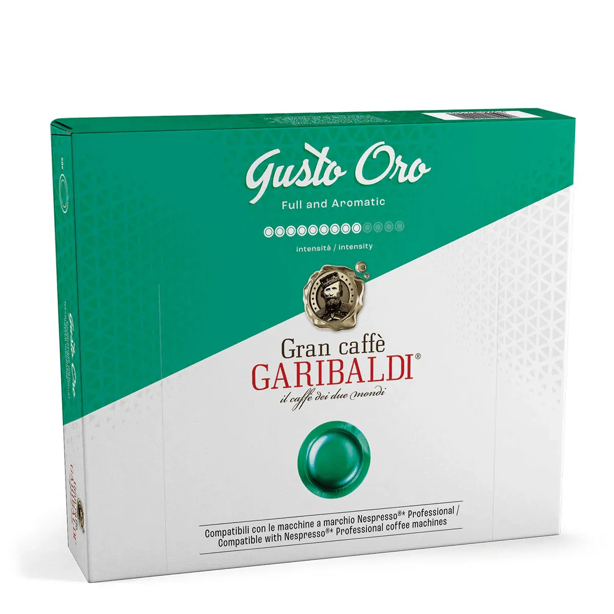 50 Capsule Gran Caffè Garibaldi Gusto Oro compatibili Nespresso® Professional* - Cialde Alluminio