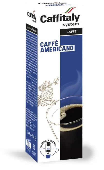 10 capsule Caffitaly System American Coffee - 100% Arabica intensità 4/10