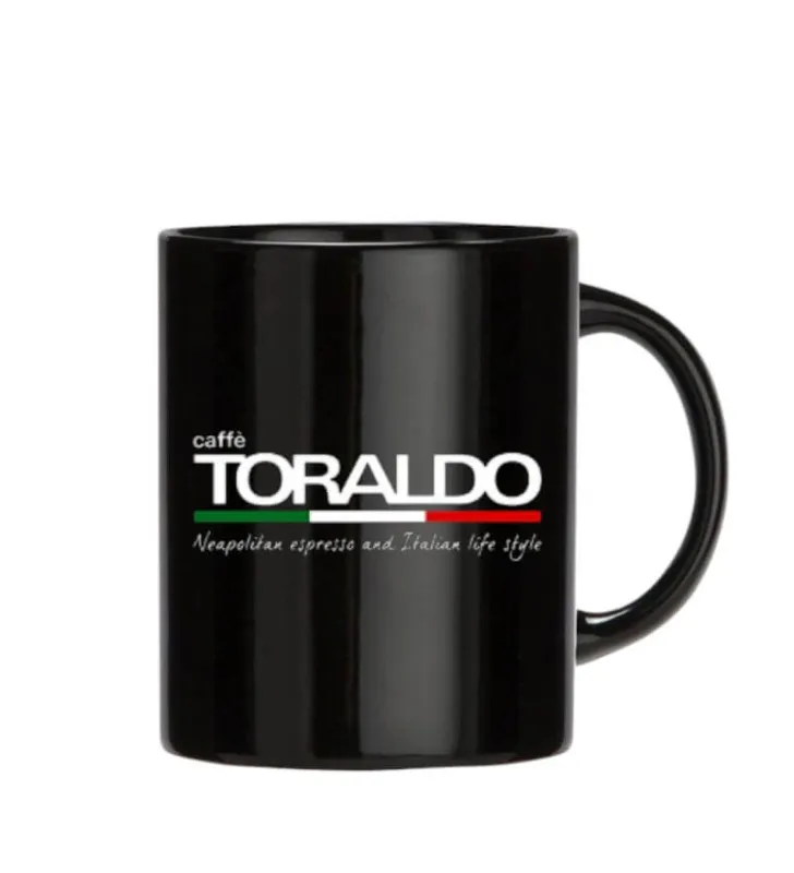Tazza Mug Caffè Toraldo – Eleganza Nero Opaco, 350 ml