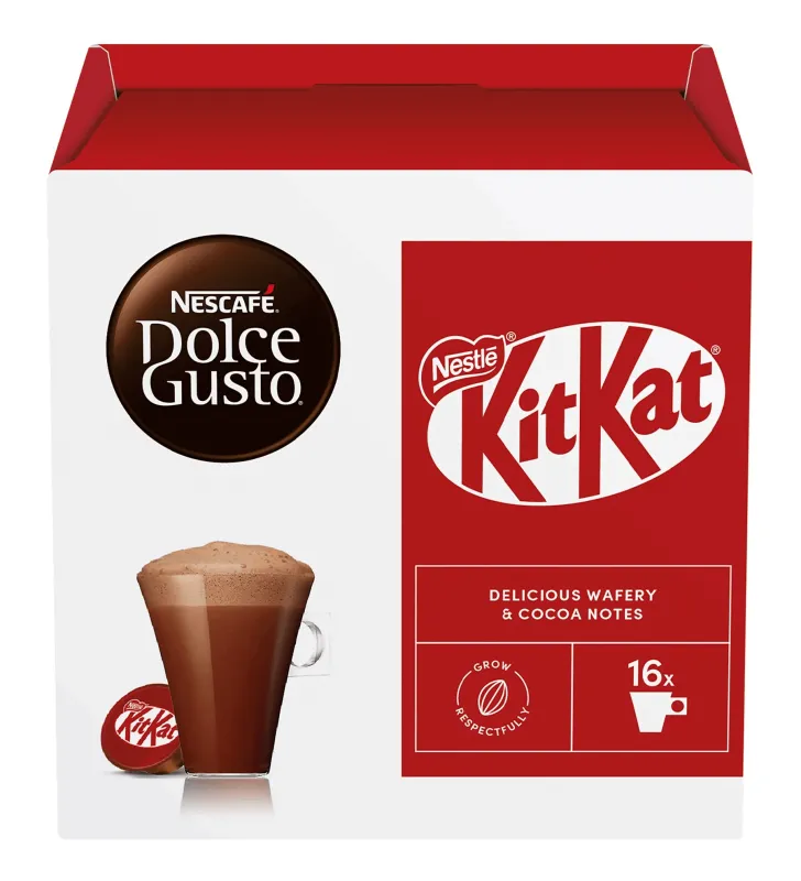 16 Capsule KITKAT originali Nescafé Dolce Gusto
