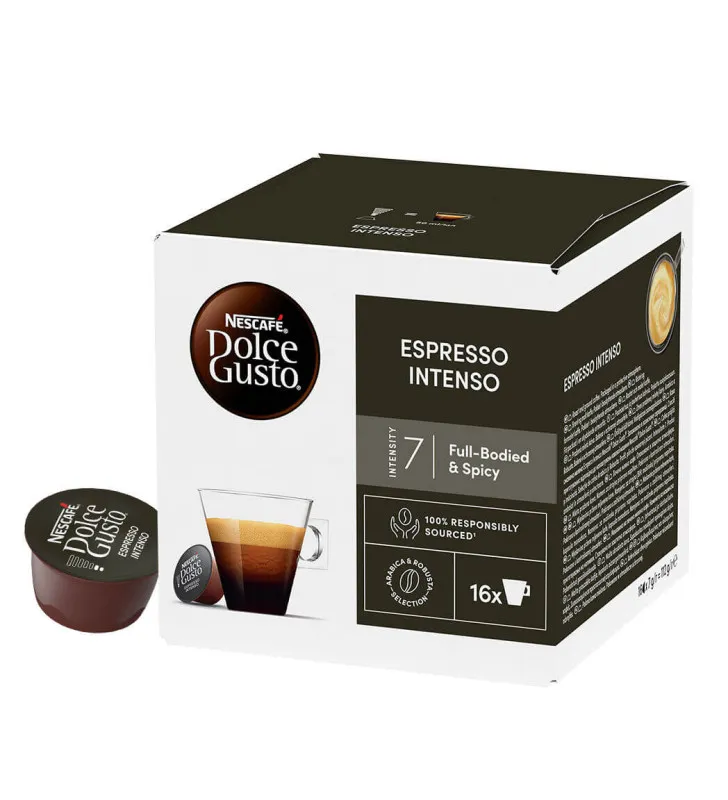 16 Capsule Caffè Nescafè Dolce Gusto Espresso INTENSO