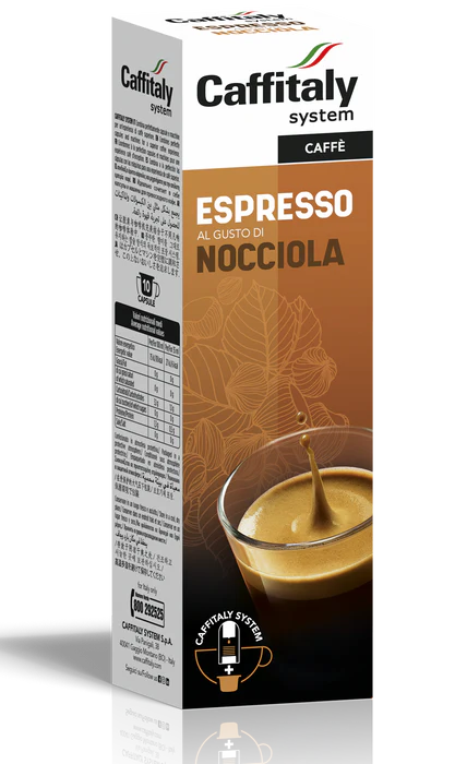 10 Capsule Caffè alla Nocciola Caffitaly System - Espresso Nocciola