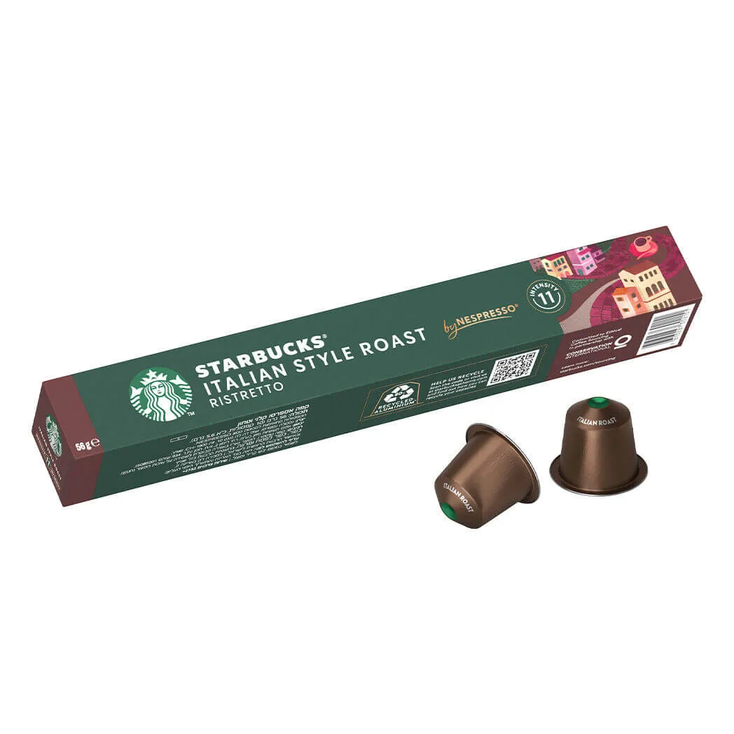 10 Capsule Starbucks Caffè Italian Style Roast by Nespresso per macchine Nespresso