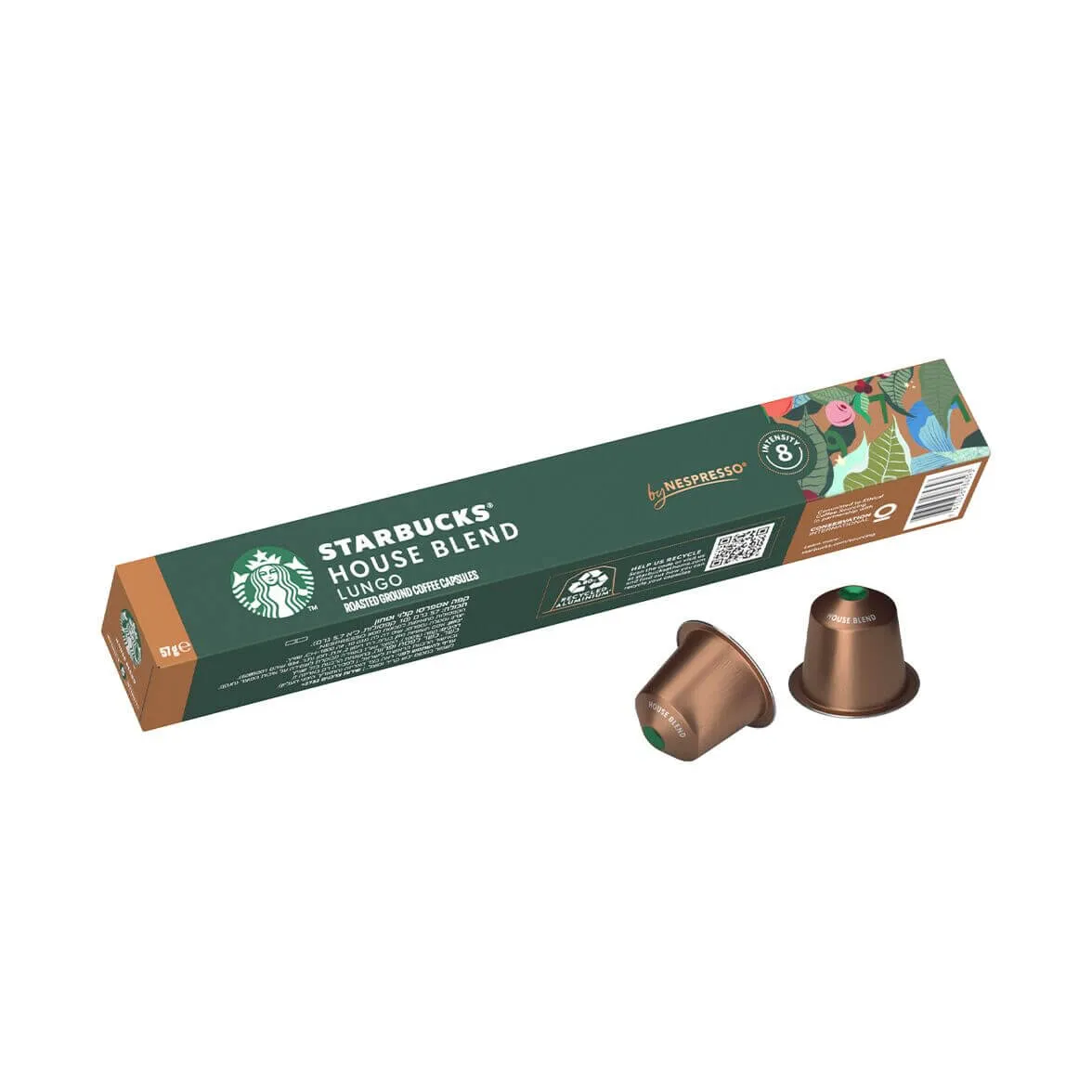 Starbucks® Lungo House Blend – 10 Capsule in Alluminio by Nespresso®