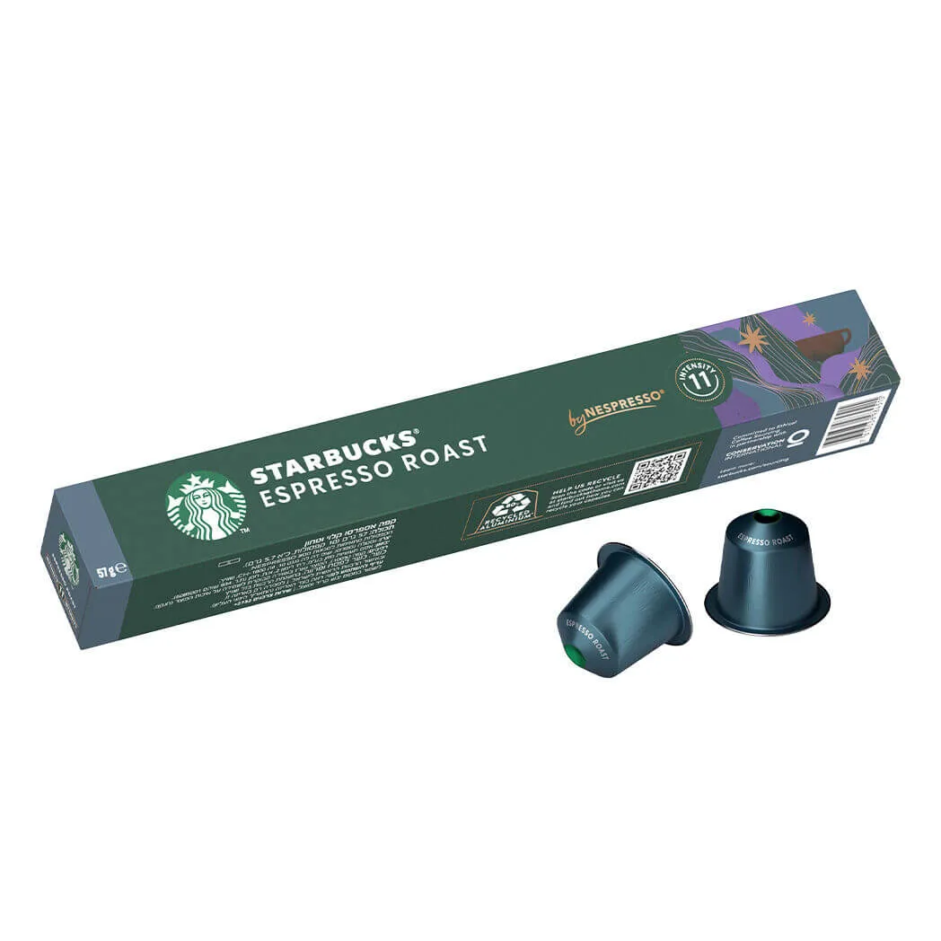 Starbucks® Espresso Roast – 10 Capsule Originali by Nespresso®