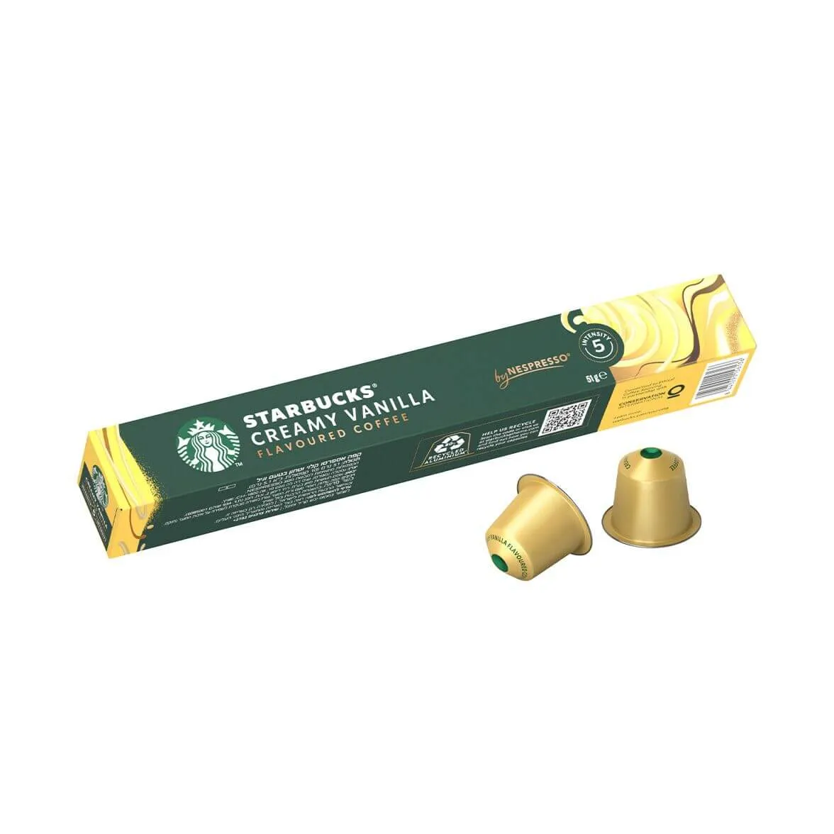 Starbucks® Vaniglia – 10 Capsule Originali Aromatizzate by Nespresso®