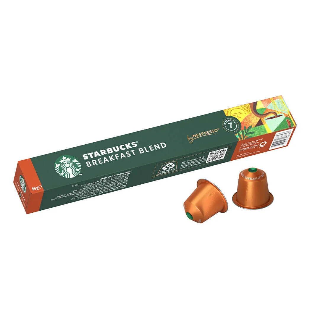 Starbucks® Breakfast Blend – 10 Capsule Originali by Nespresso®