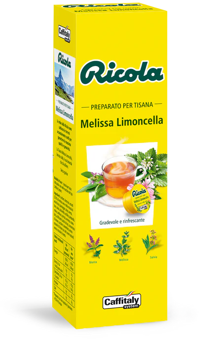 Ricola Tisana Melissa e Limoncella – 10 Capsule Originali Caffitaly System