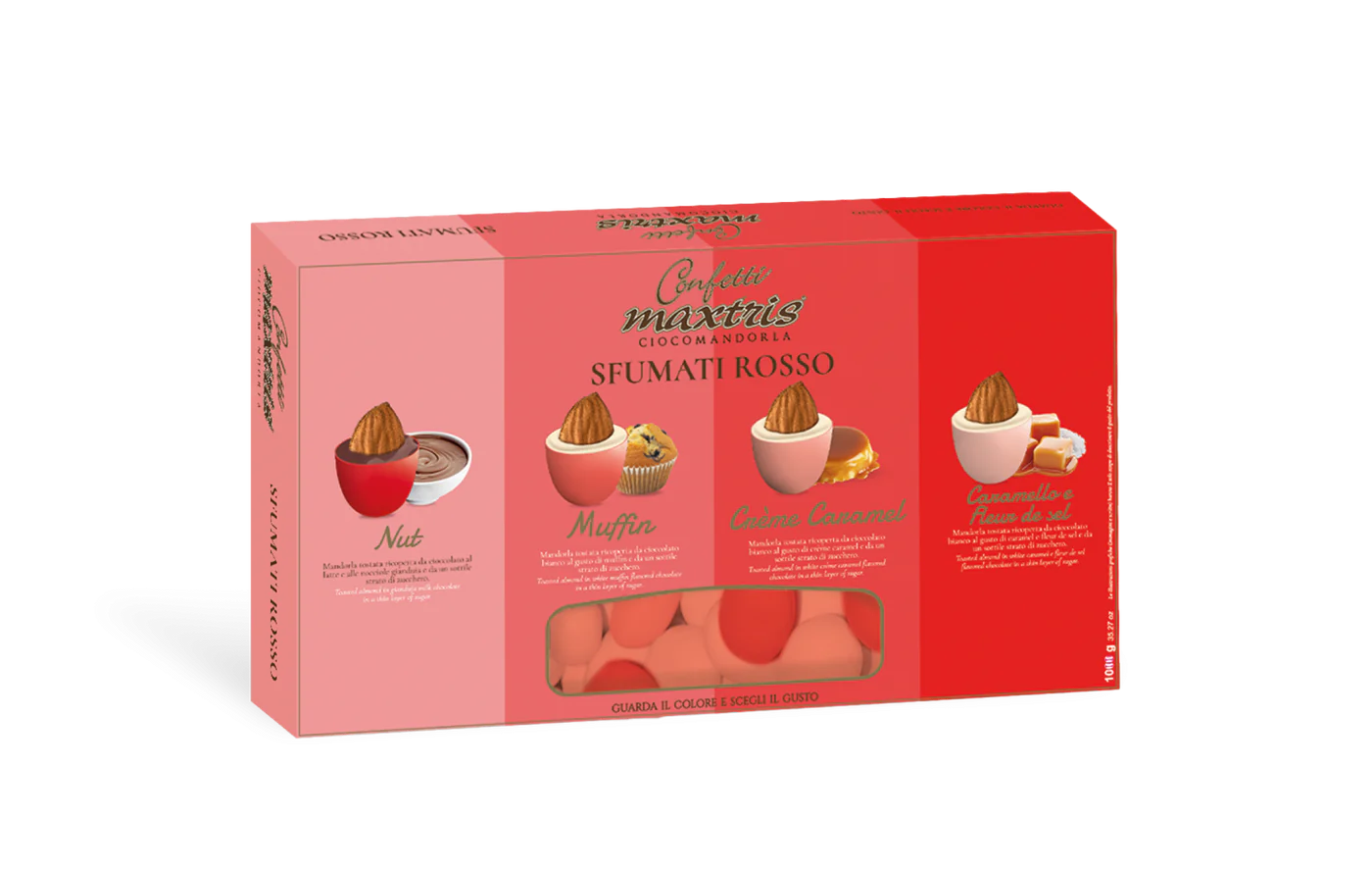 Sfumati Rosso Confetti Maxtris - mix colorato italiano 1kg