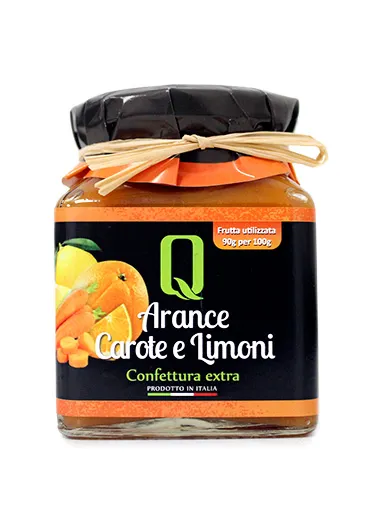 Confettura Extra Quattrociocchi – Arance, Carote e Limoni – 350g