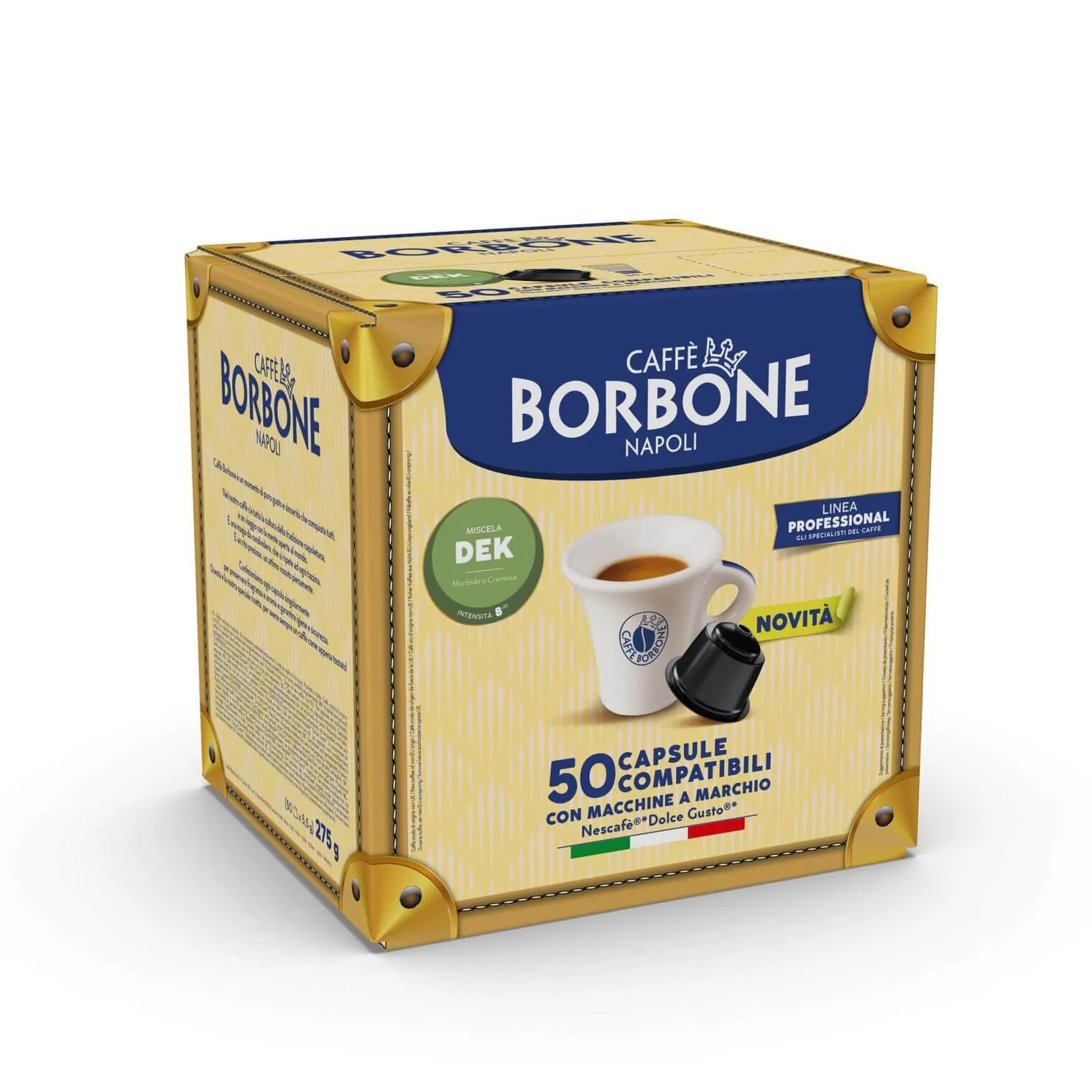 Caffè Borbone Miscela Dek – 50 Capsule Compatibili Dolce Gusto