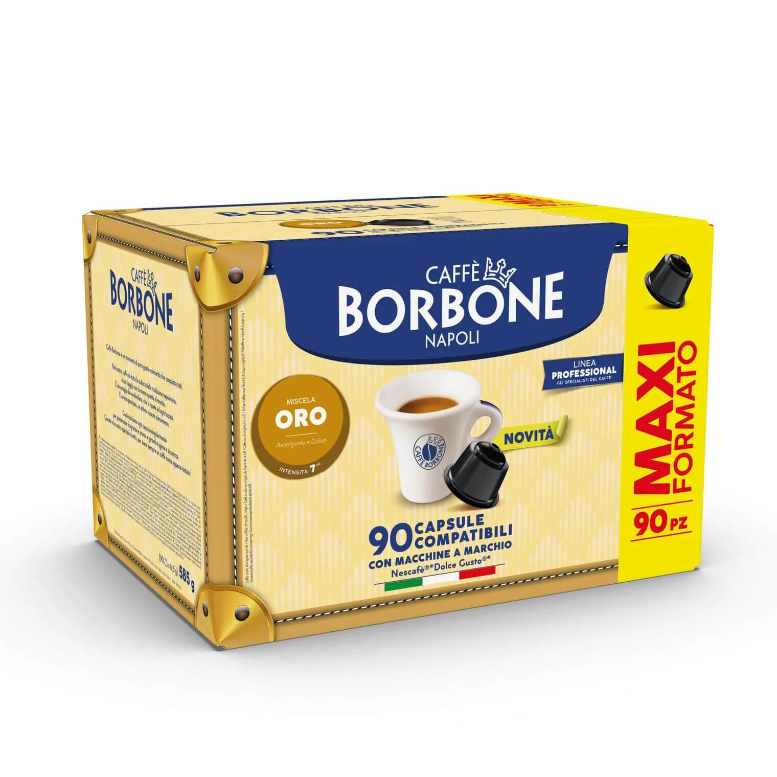 90 Capsule Caffè Borbone Miscela ORO - Dolce Gusto Compatibile