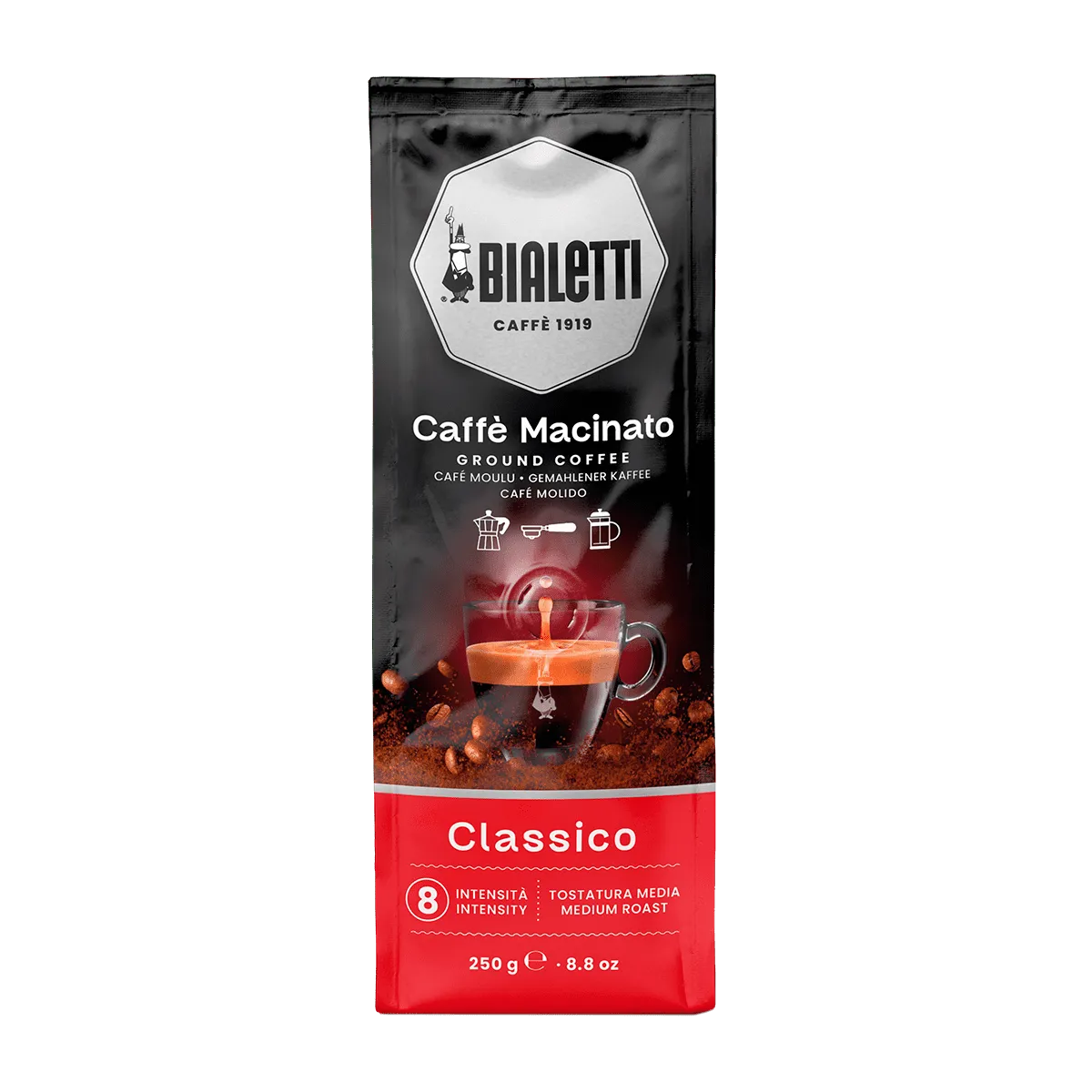 Caffè macinato Bialetti Macinato Universale Classico 250 g
