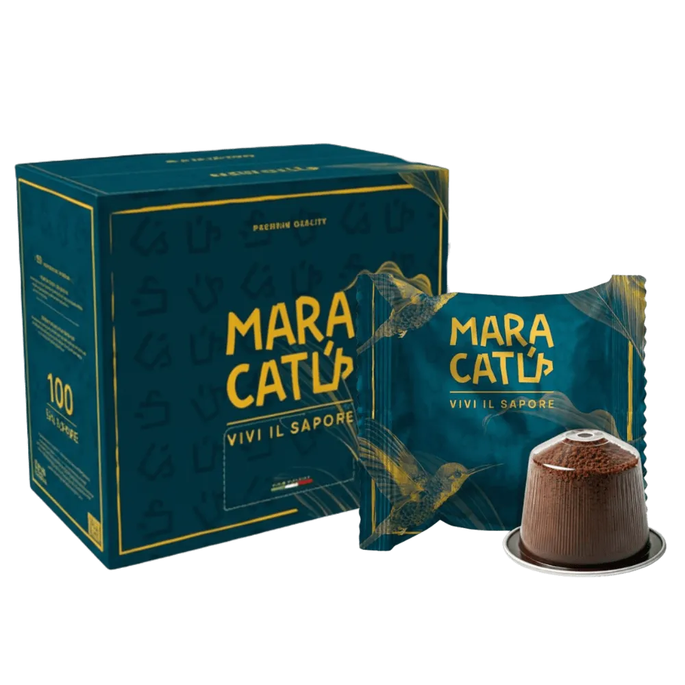 50 Capsule Caffè Maracatú Miscela Intenso - Compatibili Nespresso, Intensità 10/10