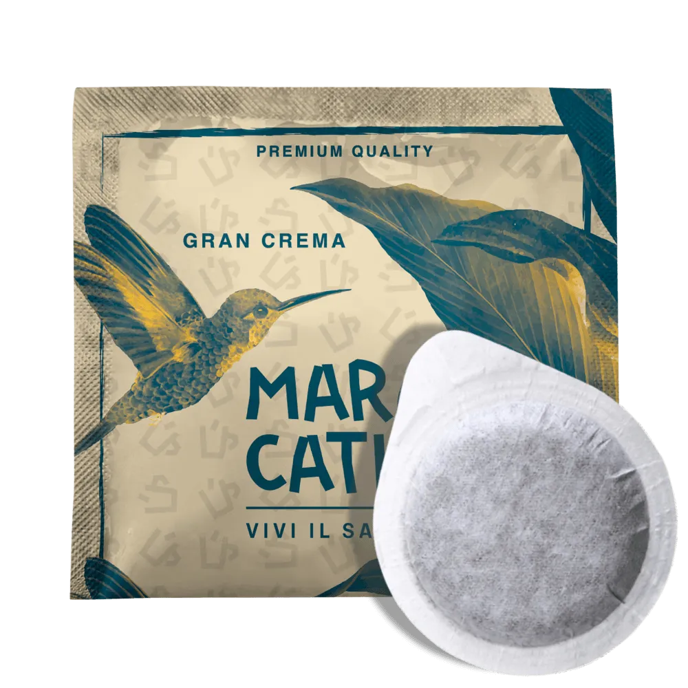 150 Cialde Caffè Maracatú Miscela Gran Crema ESE - Compostabili, Intensità 9/10