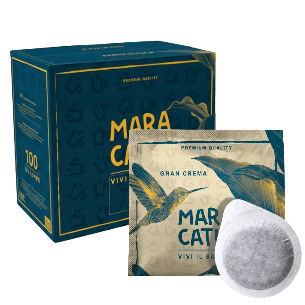 50 Cialde Caffè Maracatú Miscela Gran Crema ESE - Compostabili, Intensità 9/10