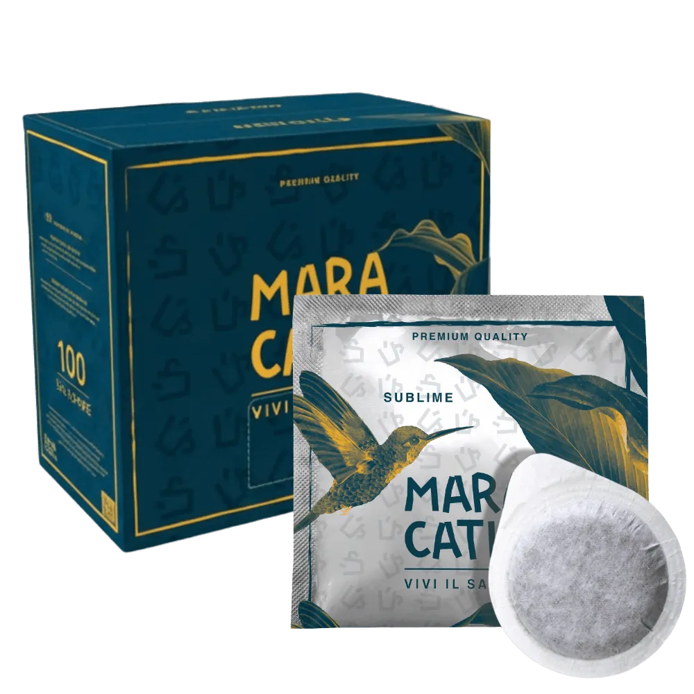 50 Cialde Caffè Maracatú Miscela Sublime ESE - Compostabili, Intensità 8/10