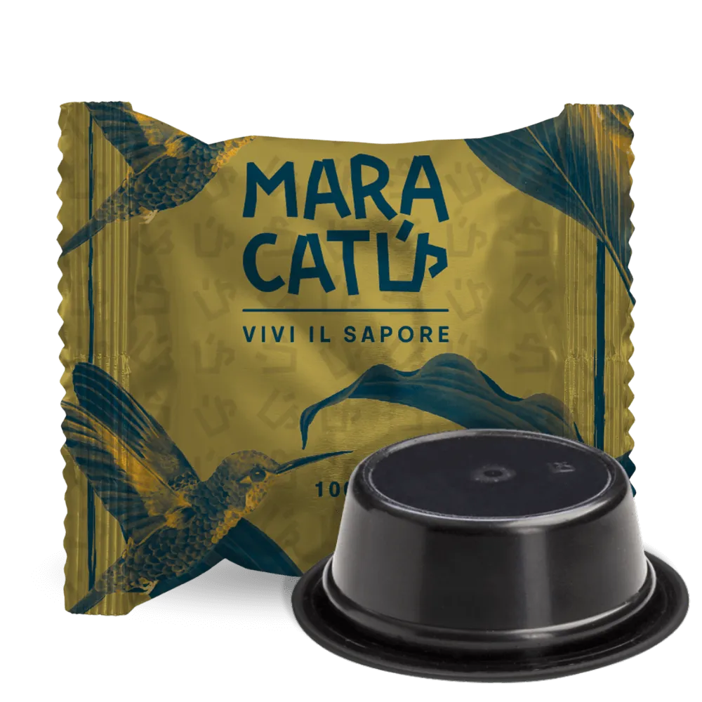 100 Capsule Caffè Maracatú Miscela Arabica 100% Per Lavazza A Modo Mio, Intensità 7/10