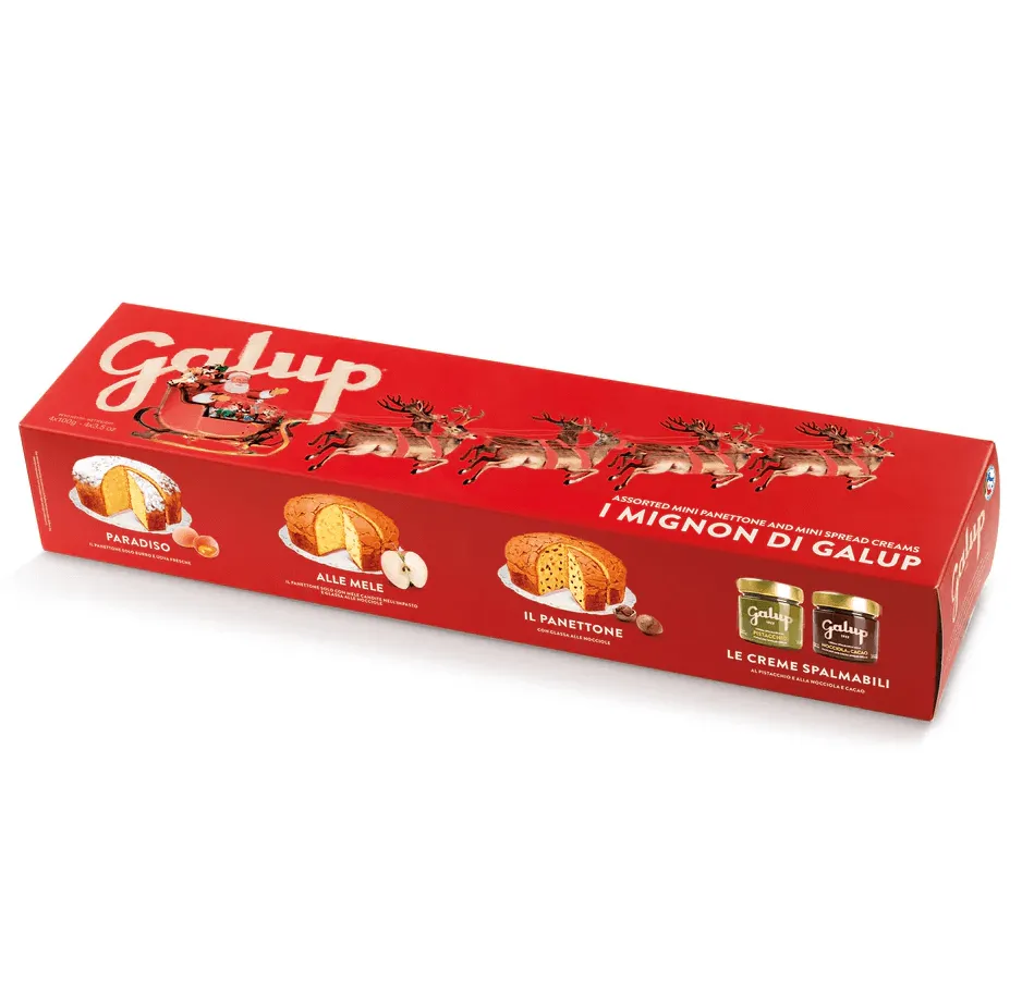 Panettoncini Galup Mignon Mix con Creme Spalmabili 460 g – Edizione Natale