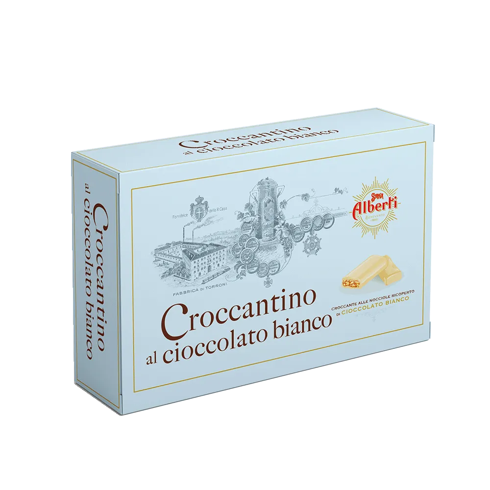 Strega Alberti Croccantino al Cioccolato Bianco – 300 g