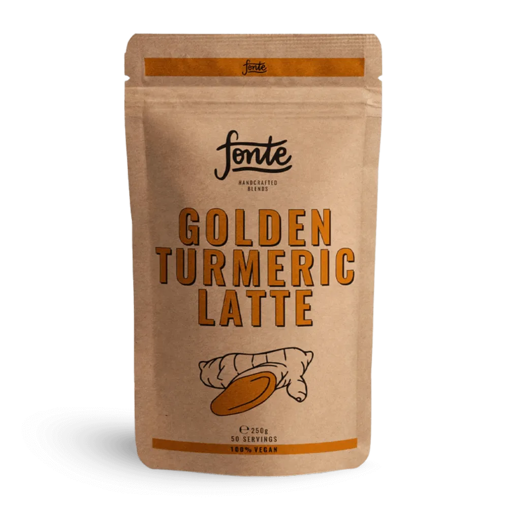 FONTE Golden Turmeric Latte 250 g – Curcuma Latte Vegano